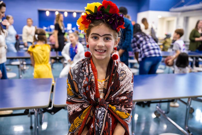 Mill Creek Elementary students create a wax museum